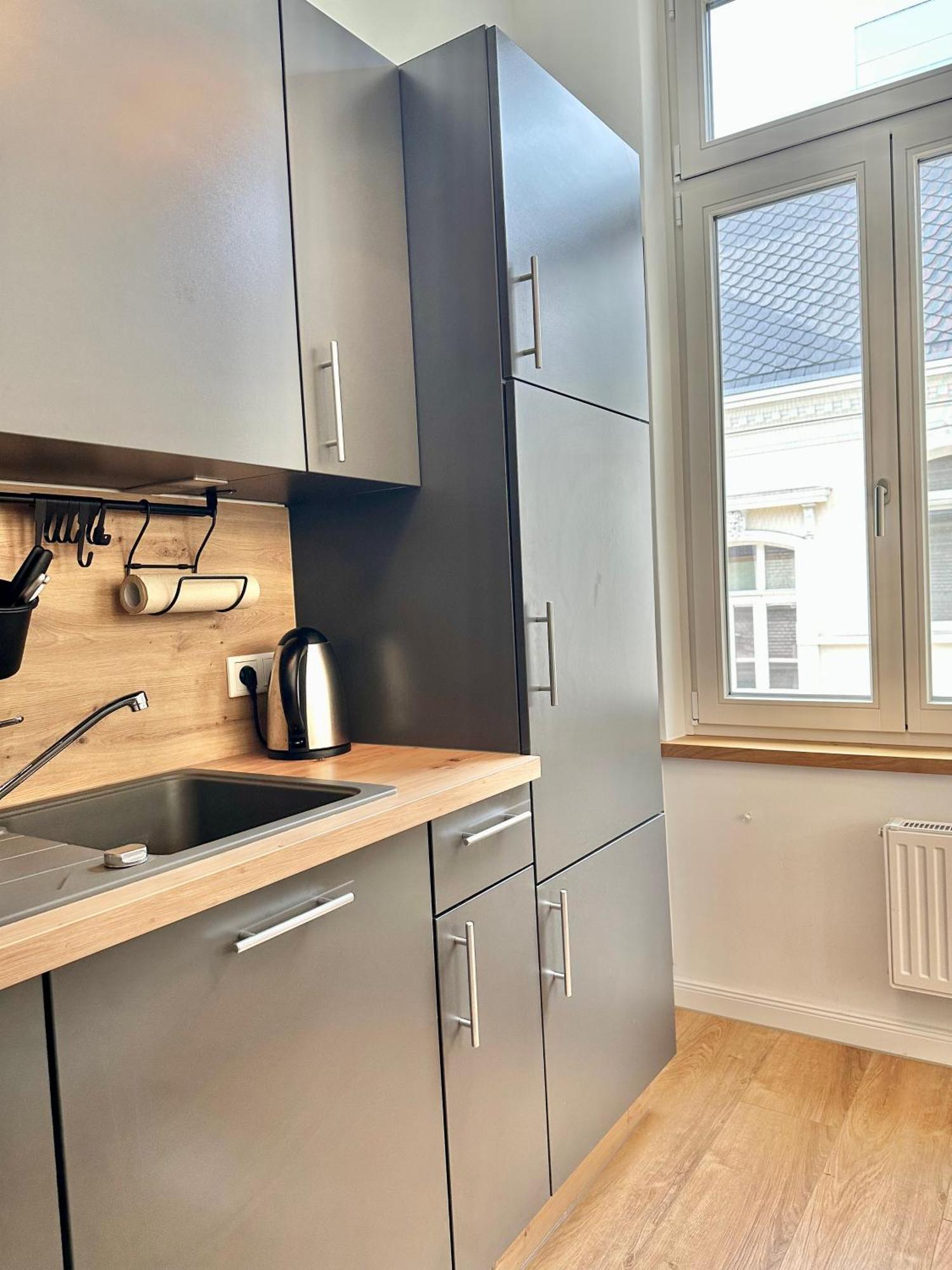 Modernes City-Apartment Mit Blick In Den Park Und 2 Baeder H9 Olsztyn Bagian luar foto